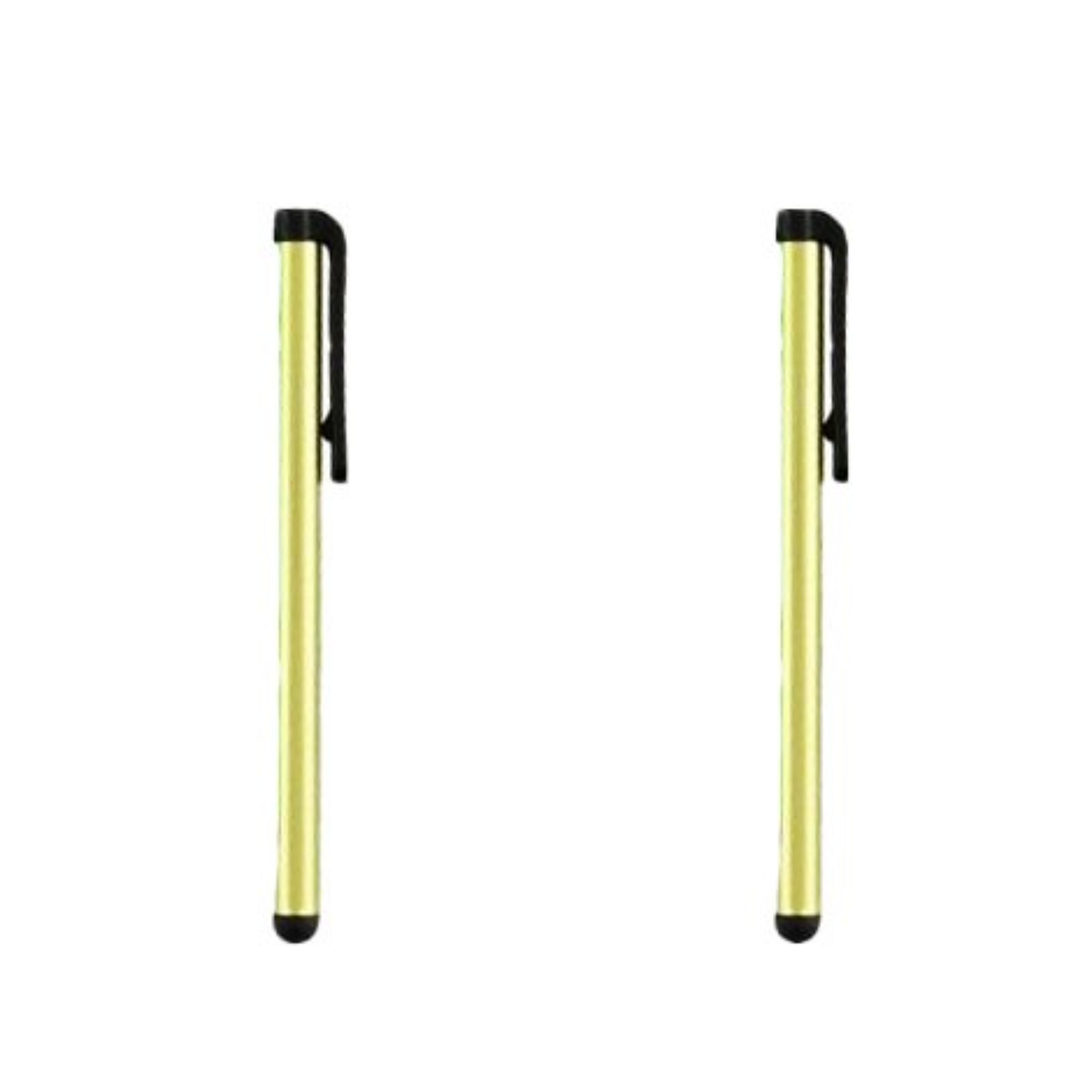 قلم لمسی مدل 002 بسته 2 عددی رنگ زرد