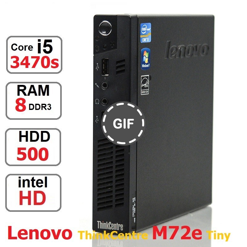 تاینی کیس ThinkCentre M72e Core i5 3470s رم8
