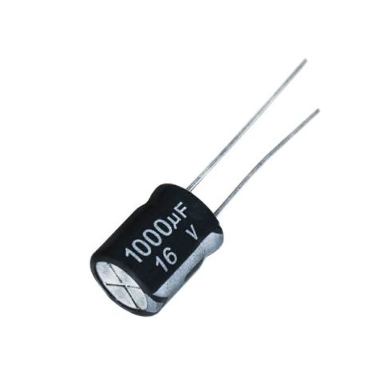 خازن الکترولیت 1000 میکرو فاراد جی دبلیو کو مدل 16v بسته 40 عددی