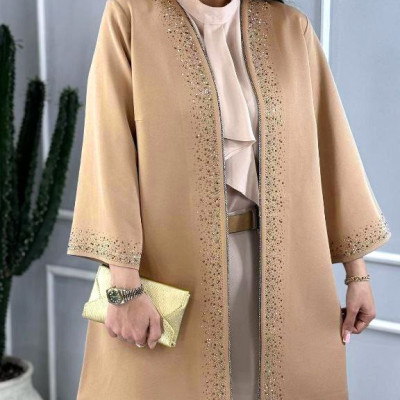 مانتو کتی زنانه کرپ مازراتی مدل پوپک