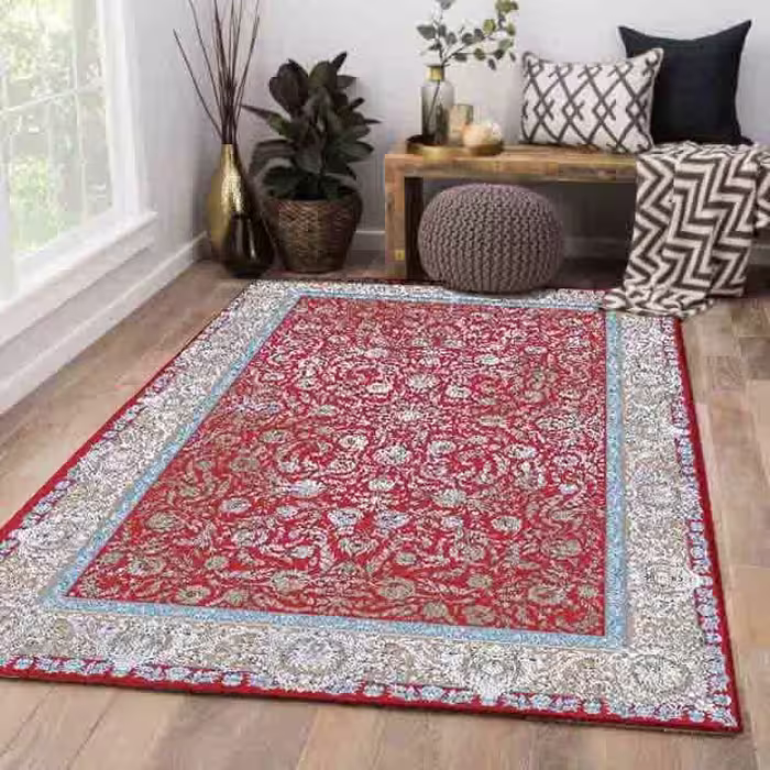روفرشی کشدار ضد آب مخمل شانل ابریشم کد 35k سایز 6 متری