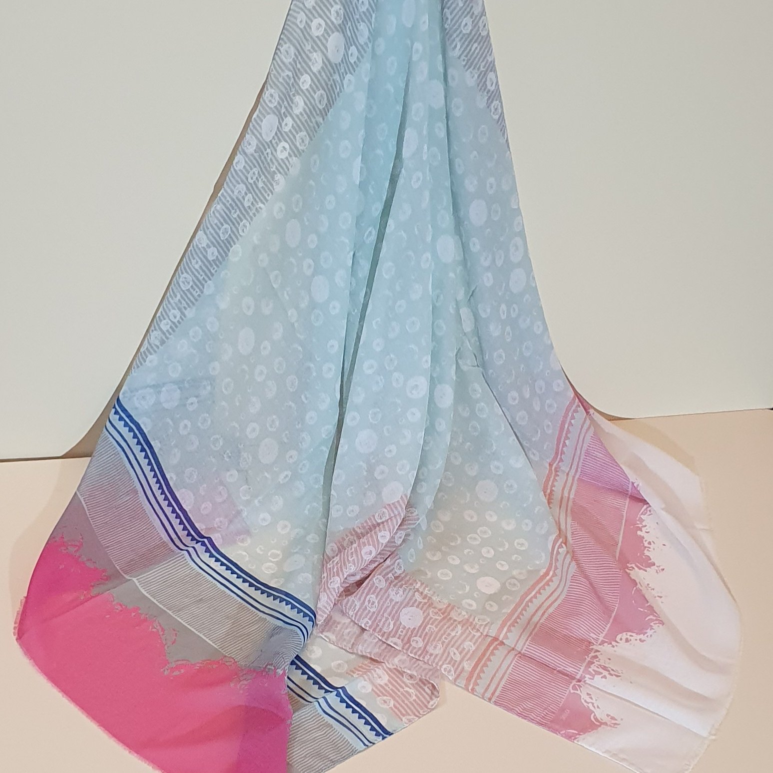 شال خنک و نخی مناسب تابستان، سایز 70 *190