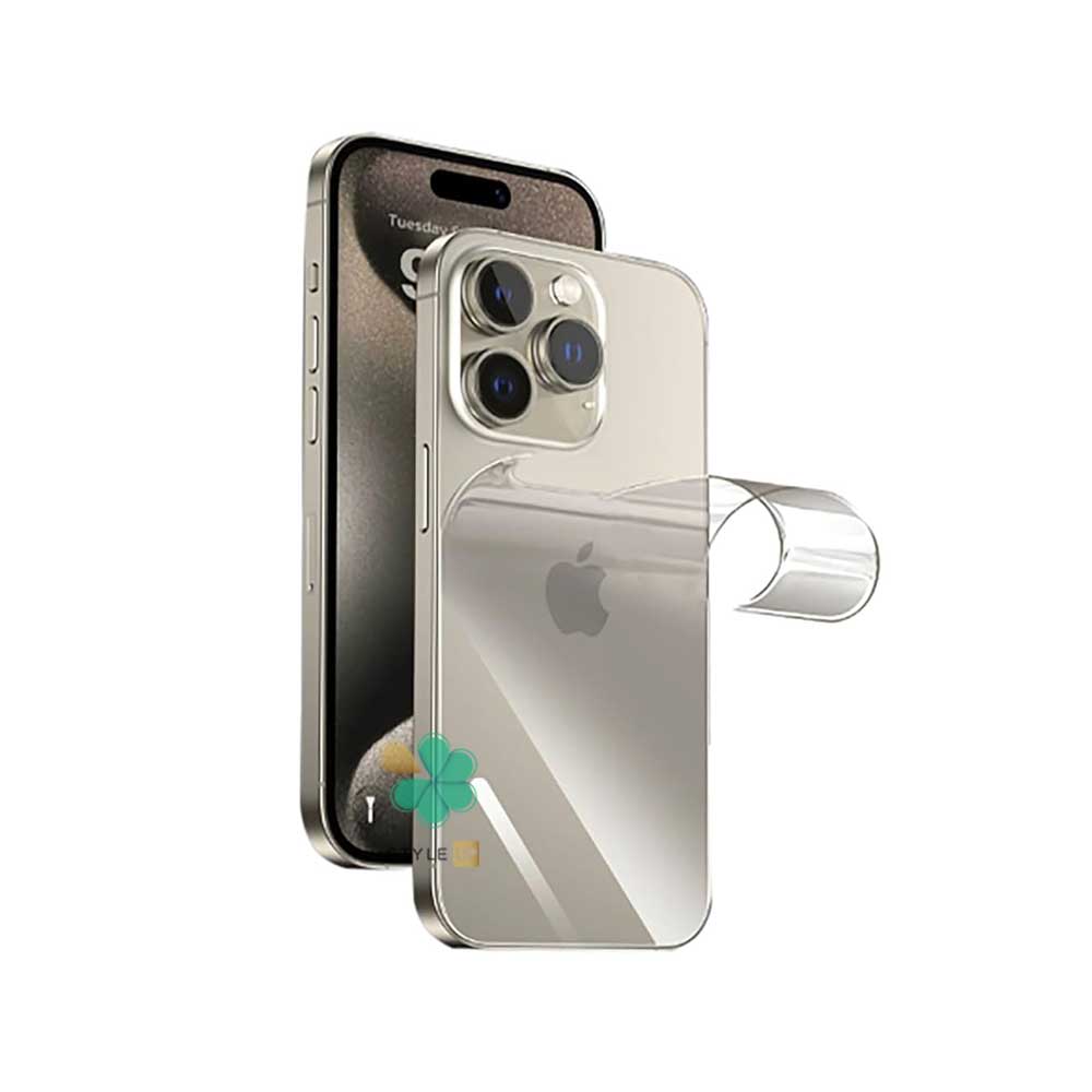 برچسب محافظ گوشی نانو پشت مناسب اپل iPhone 15 Pro Max