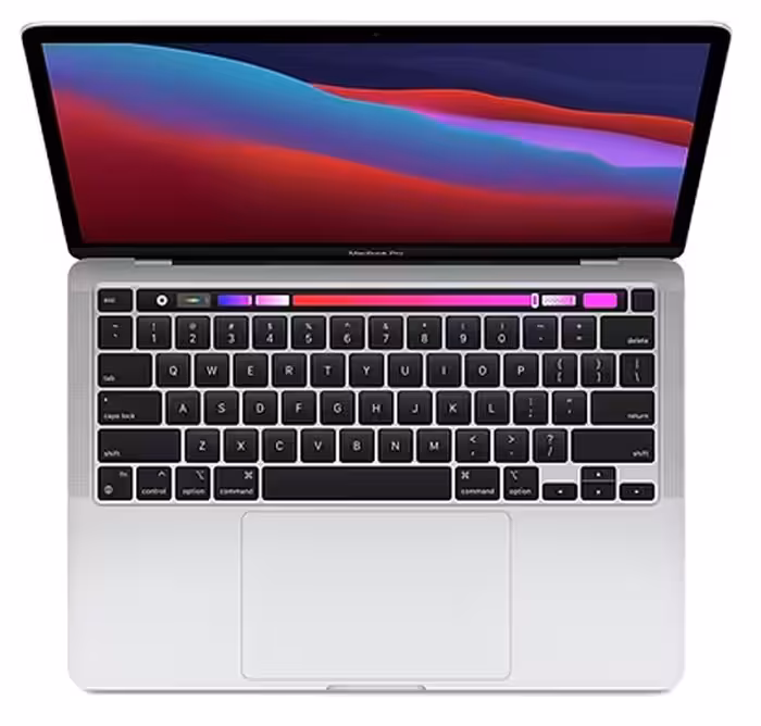 MacBook Pro اپل 13 اینچ مدل MYDA2 2020 پردازنده M1 رم 8GB حافظه 256GB SSD
