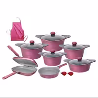 سرویس قابلمه 16 پارچه طرح کره ای C برند MGS