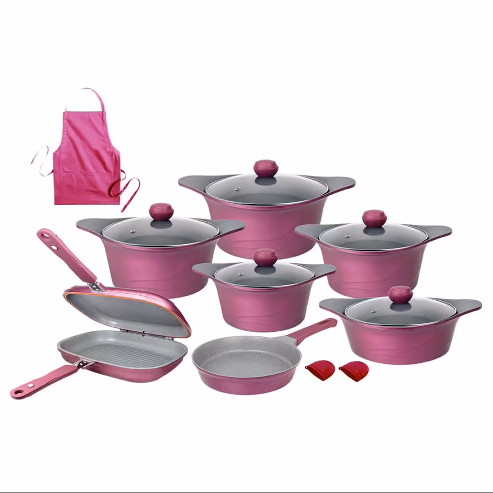 سرویس قابلمه 16 پارچه طرح کره ای C برند MGS