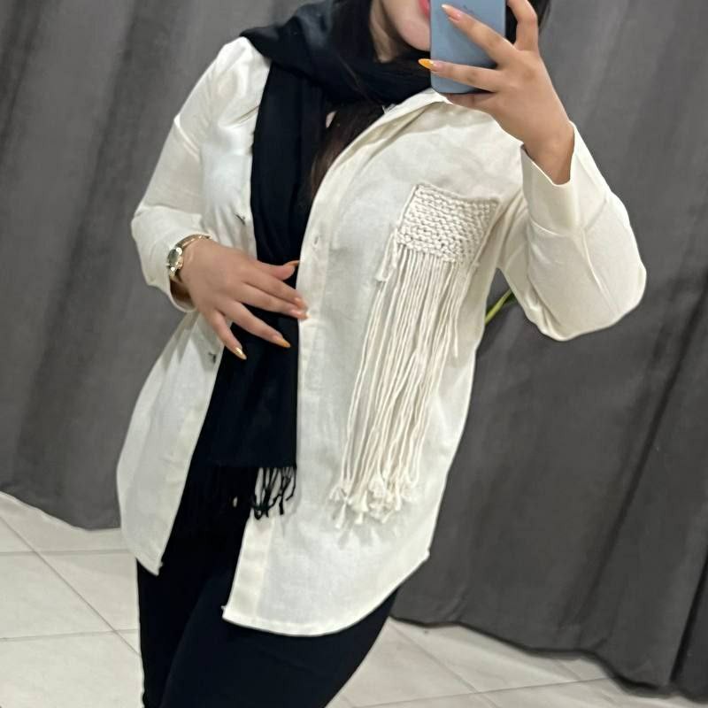 مانتو لینن جیب کنفی