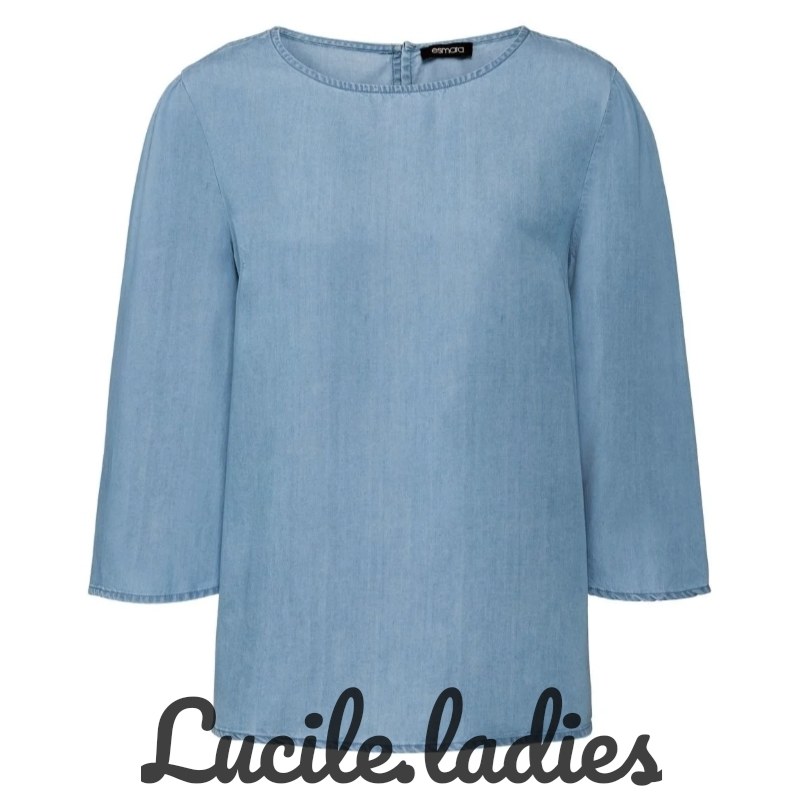 شومیز جین کاغذی جلوبسته آستین سه ربع. برند اسمارا آلمان. موجود برای 36 تا38 