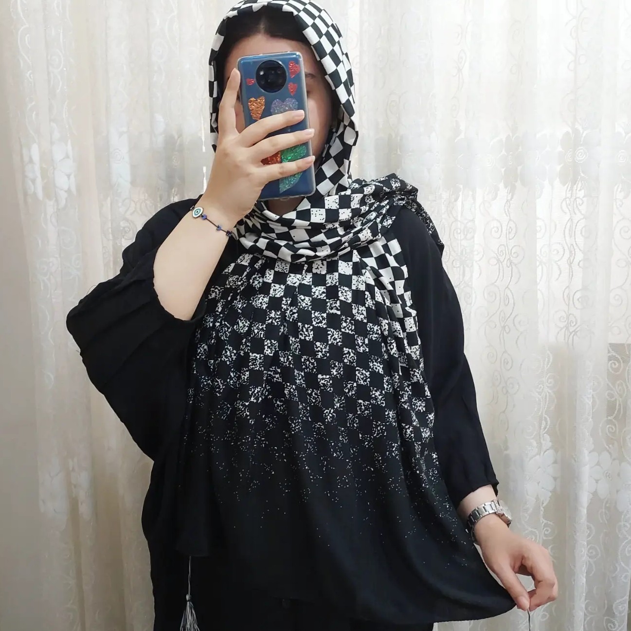 شال نخی لطیف کیفیت فوق العاده