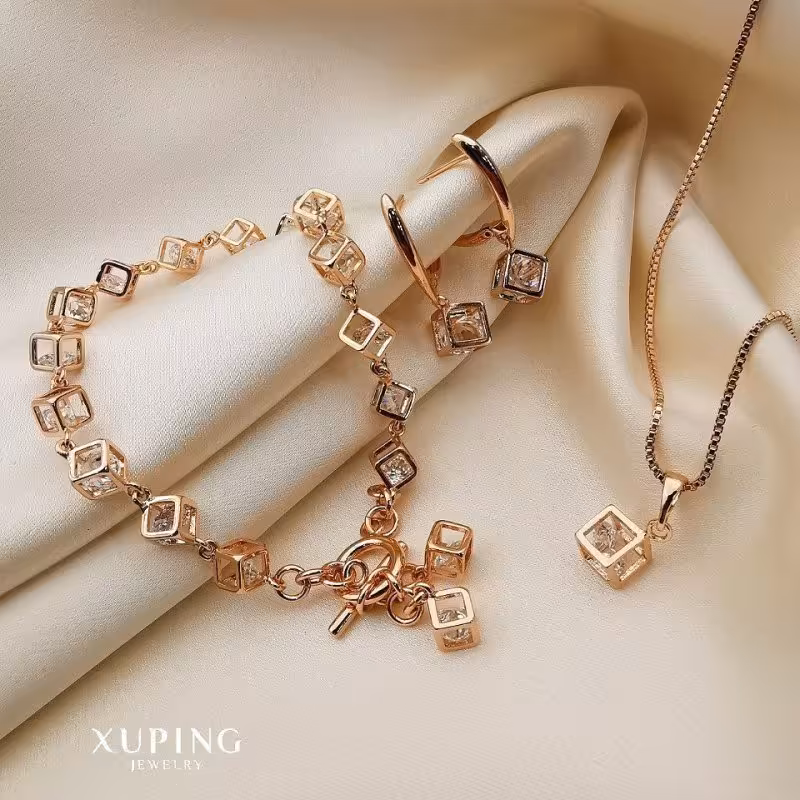 ست مکعبی نگین دار ژوپبنگ 