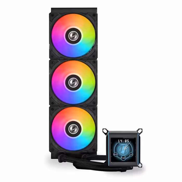 خنک کننده پردازنده مایع لیان لی مدل Galahad II LCD 360 Black