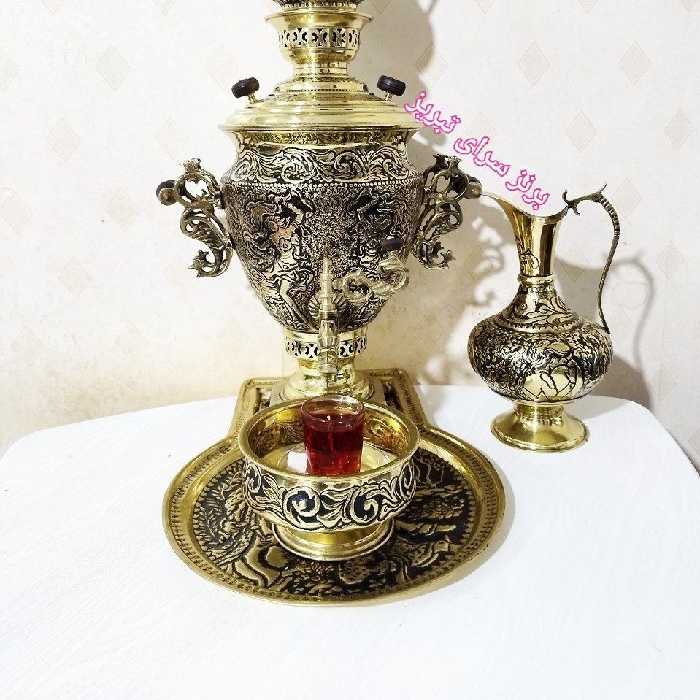 سماور  ذغالی برنجی 