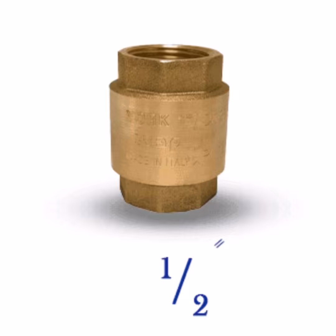 شیر یک طرفه 1.2 برنجی جهت تاسیسات