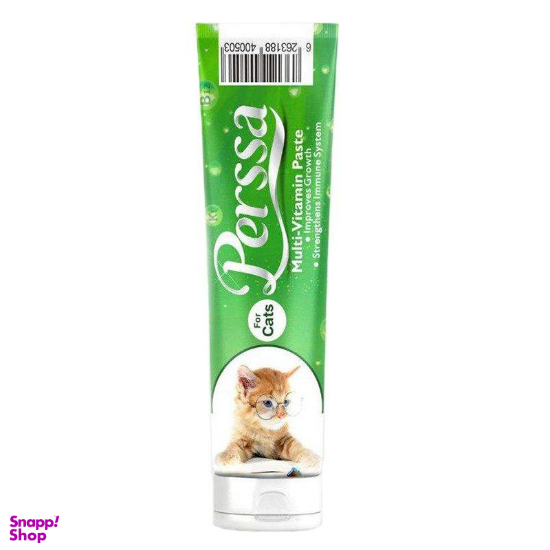 خمیر ویتامینه گربه پرسا (Perssa) مدل Multi Vitamin Paste وزن 100 گرم