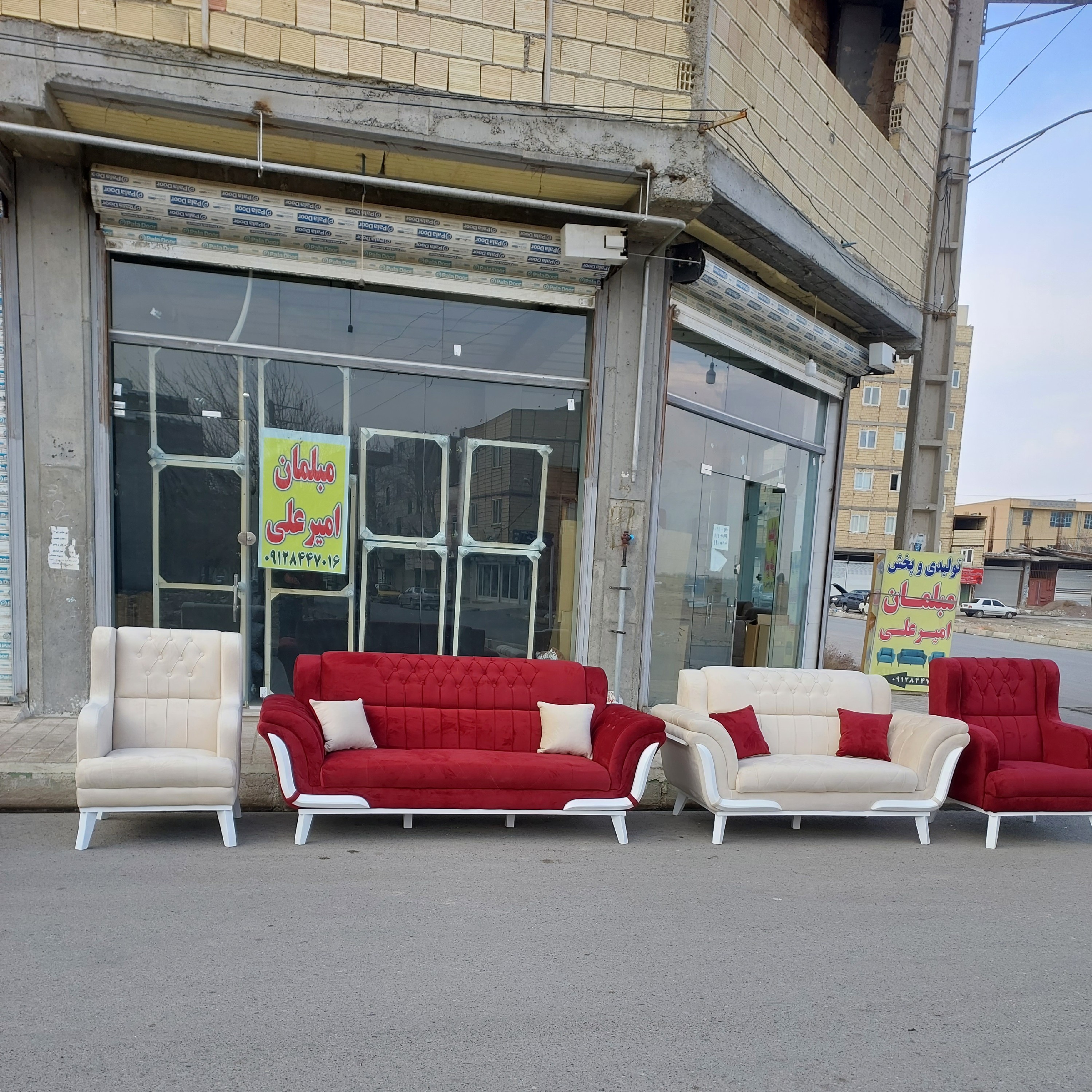 مبل مدل مارشال 7نفره راحتی همه رنگ همه طرح به انتخاب مشتری