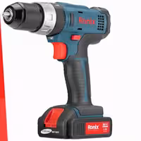 دریل پیچ گوشتی چکشی شارژی ضدآب مدل 8614 رونیکس با باتری سامسونگ