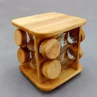 ست جا ادویه چوبی لوما 8 تایی آماتیس کد 99084