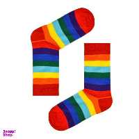 جوراب مدل رنگین کمان