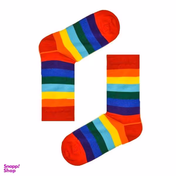 جوراب مدل رنگین کمان