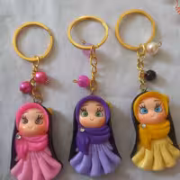 دسته کلید خانم محجبه جایزه مدارس و جشن