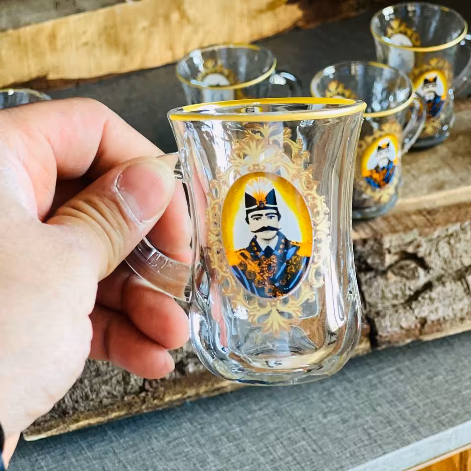 6پارچه شاه عباسی دسته دار