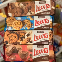 کوکی های خوشمزه کارخانهROSHEN اوکراین در طعمهای نوتلا بادام زمینی و شکلات تلخ تولید شده از بهترین غلات کشور اوکراین