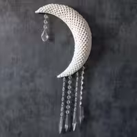 دیوارکوب برجسته ماه - مکرومه - کد 14