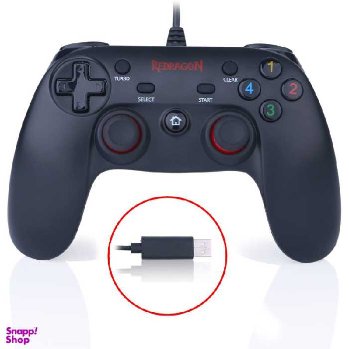 دسته بازی ردراگون (Redragon) مدل G807 رنگ مشکی