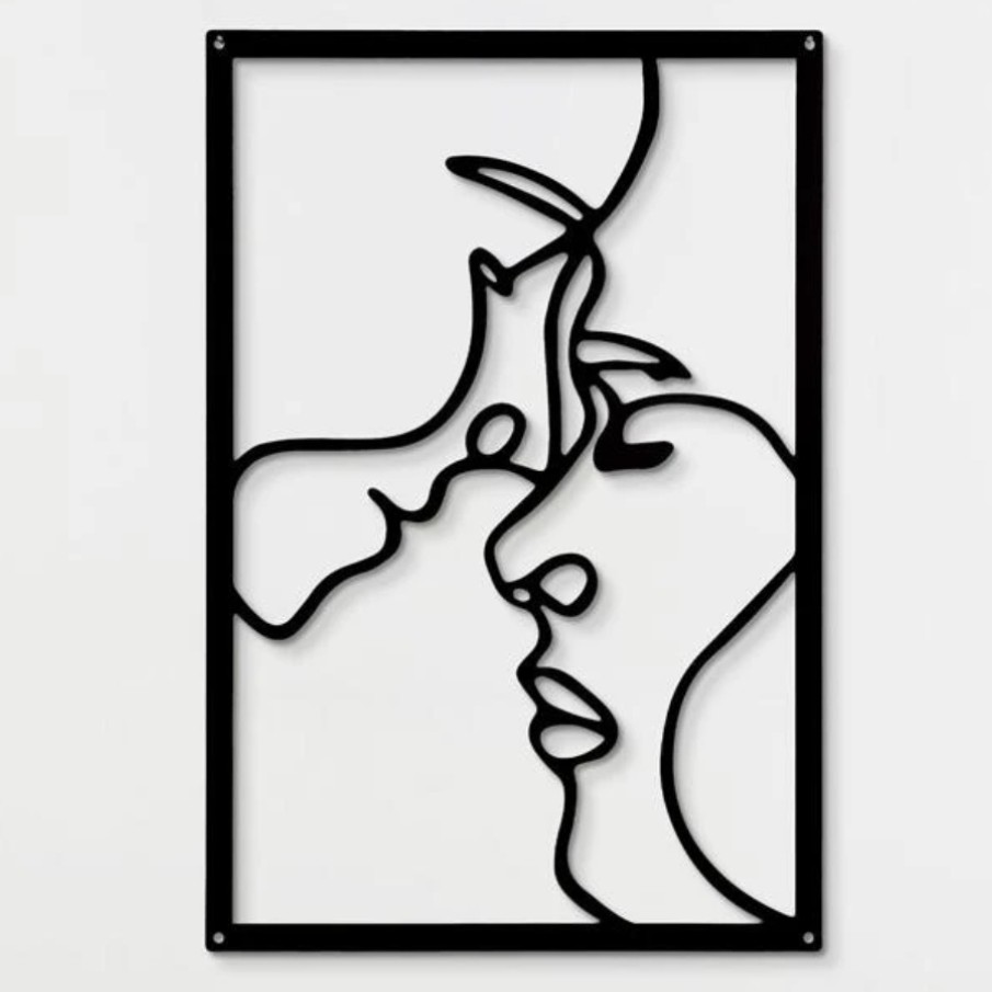 تابلو دکوراتیو مینیمالیستی تمام فلزی با پوشش الکترو استاتیک کد 12