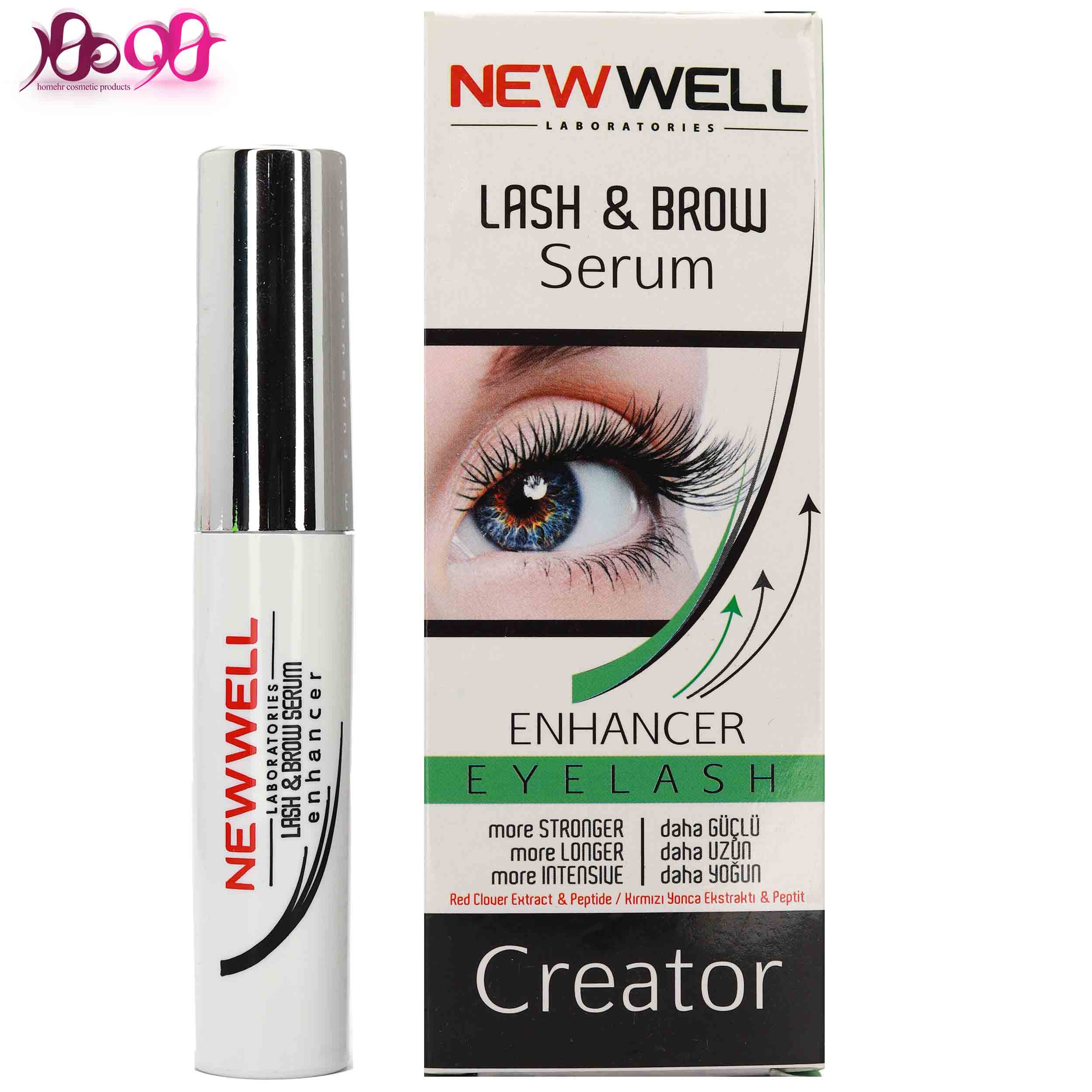 سرم تقویت کننده مژه و ابرو نیوول - NEW WELL