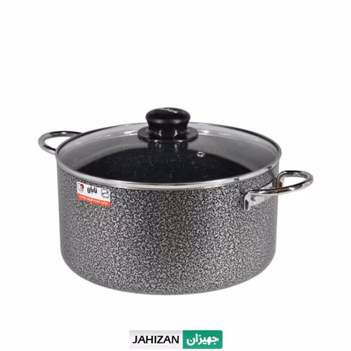 قابلمه تابان مدل چکشی درب پیرکس سایز 26