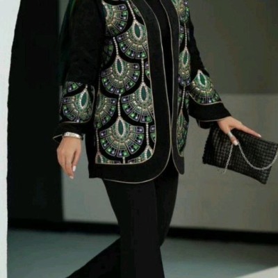 مانتو مجلسی مخمل مدل کتی