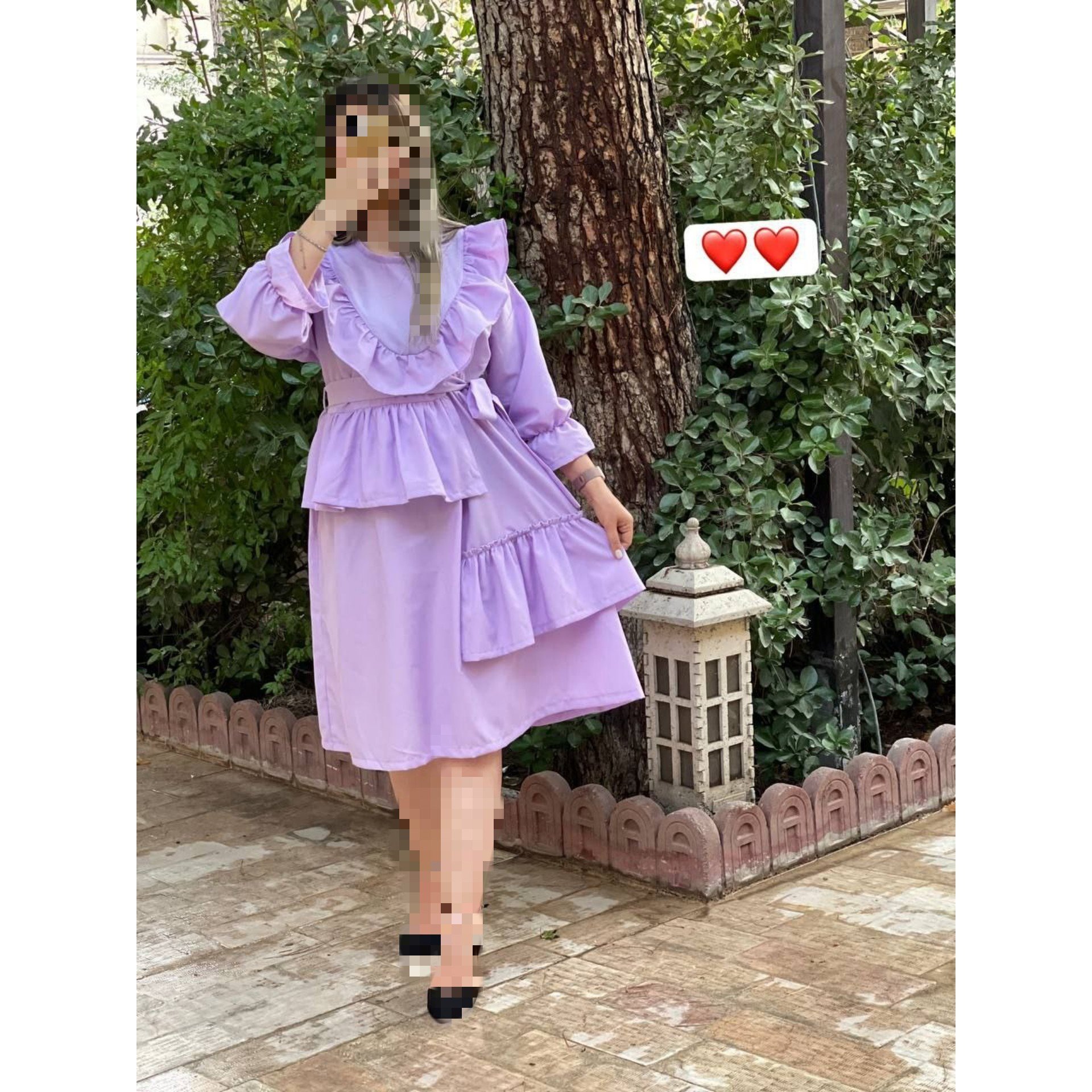 ماکسی پیراهنی چین چین
