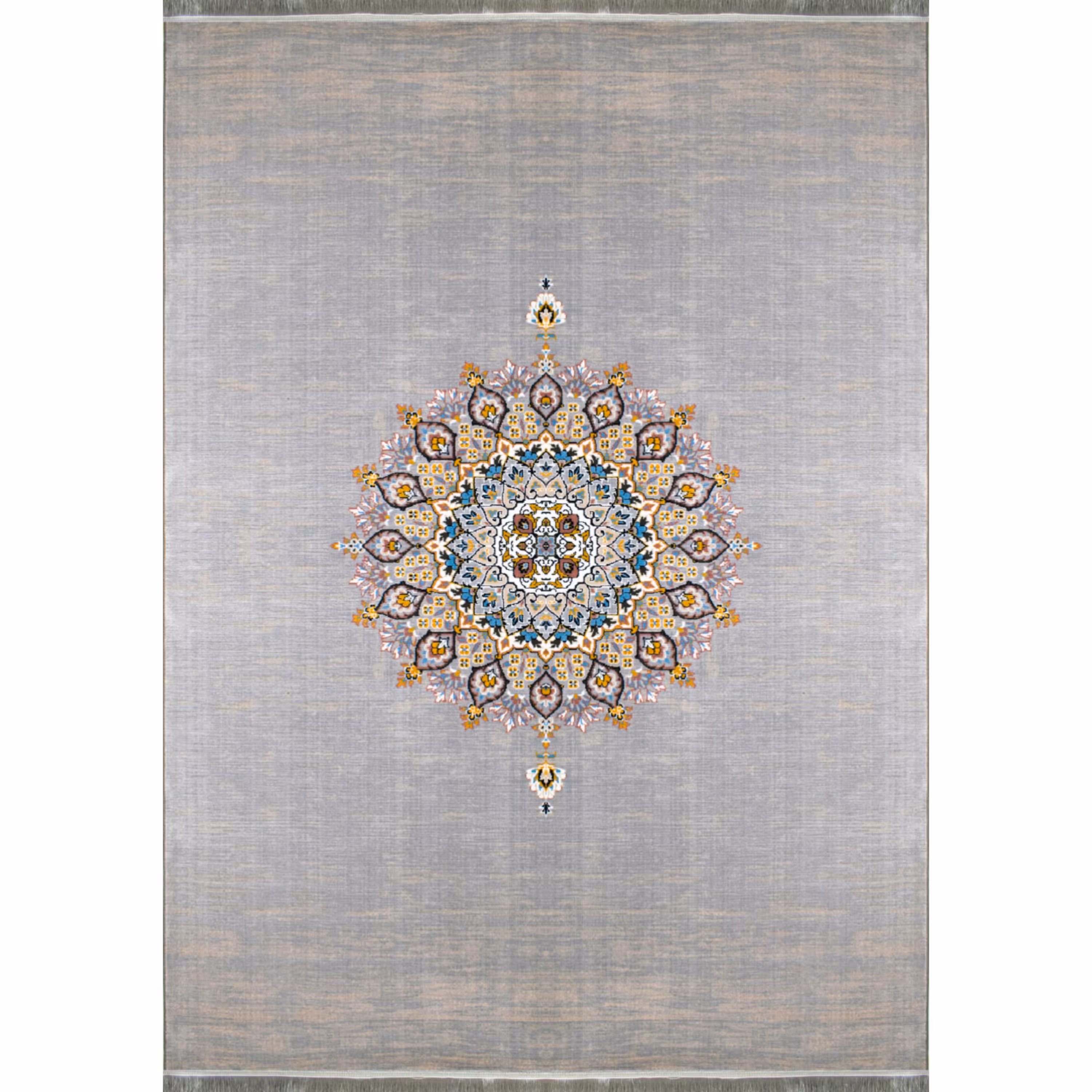 فرش ماشینی افرند طرح پتینه 500 شانه کد 6619 (چهار متری)