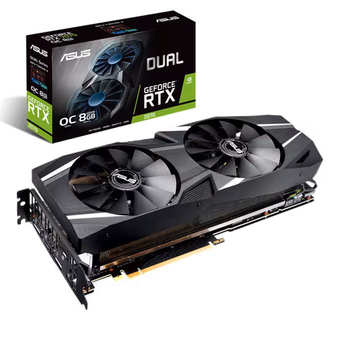 کارت گرافیک ایسوس Dual GeForce RTX™ 2070 OC edition 8GB GDDR6