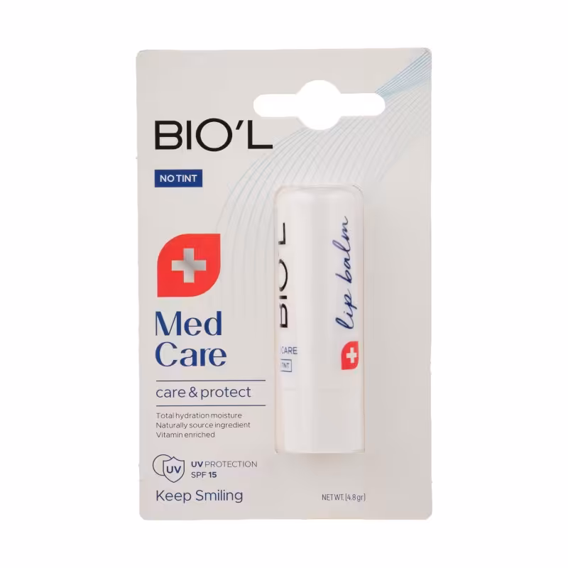 بالم لب مدل Med Care بدون رنگ بیول 4.8 گرم