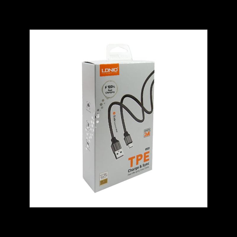 کابل شارژ آیفون الدینو مدل LS442