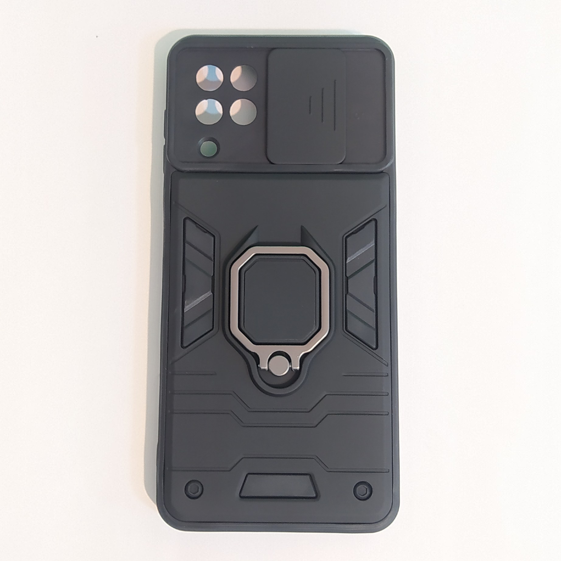 گارد.کاور سامسونگ A22-4Gمدل بتمن لنز کشویی رنگ مشکی