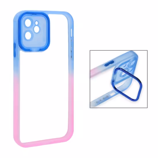 قاب گوشی دو رنگ استند متال برای iPhone 11 - کد 10