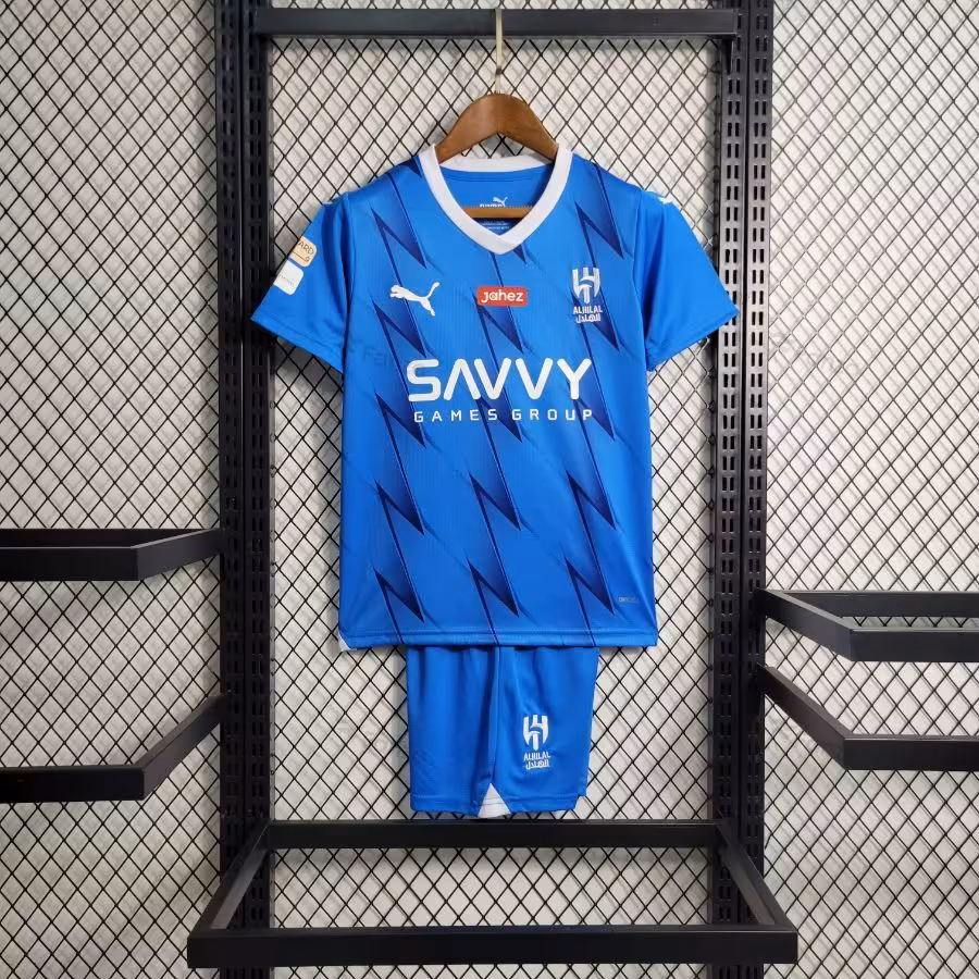 لباس بچکانه الهلال عربستان 2024-2023 | کیت اول