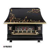 بخاری گازی ایران شرق مدل آذرخش مدرن CH180 - قهوه ای, ایران شرق