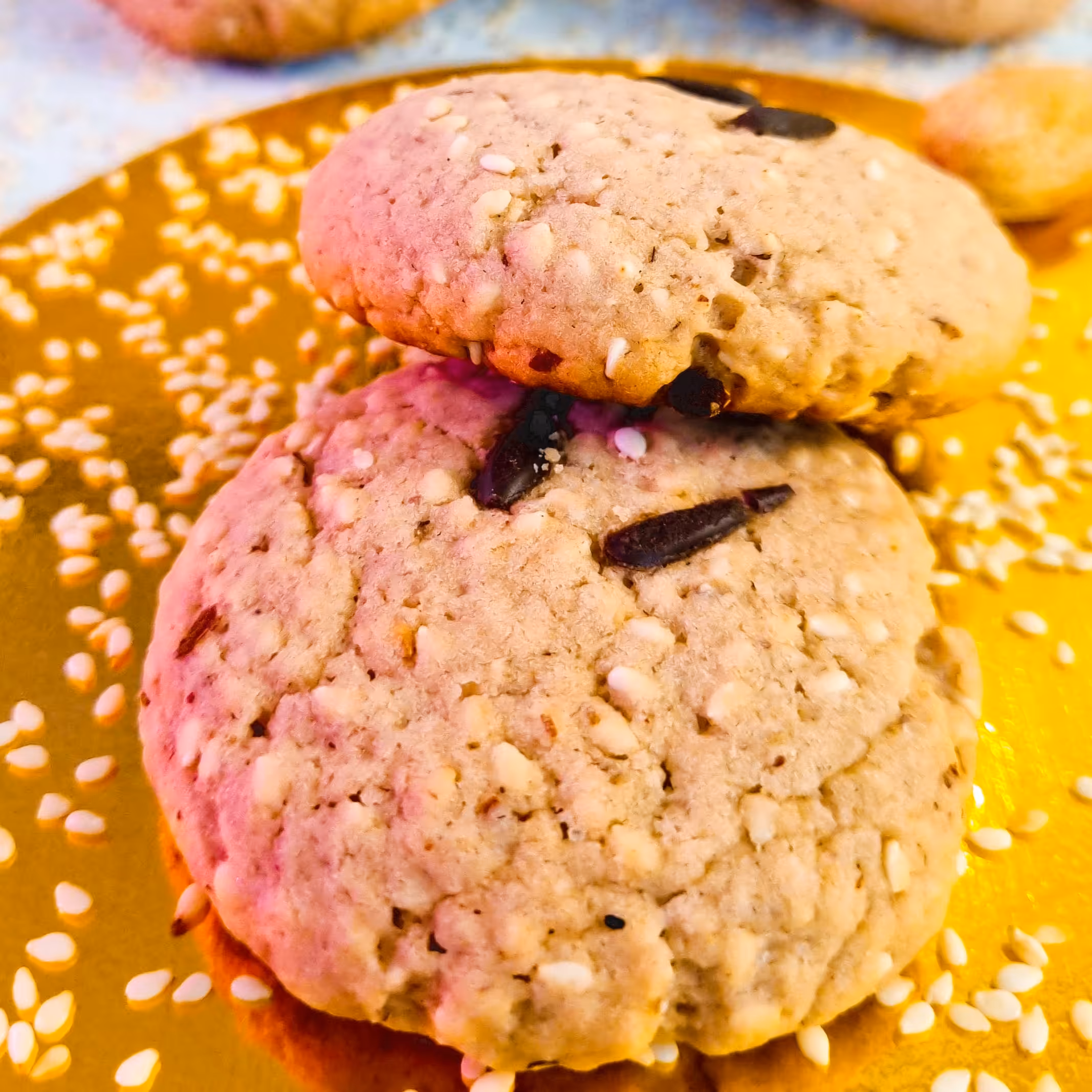 کوکی بادام درختی- کنجد