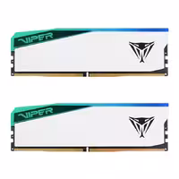 رم کامپیوتر DDR5 دو کاناله 6400 مگاهرتز CL32 پاتریوت Viper Elite 5 RGB ظرفیت 32 گیگابایت