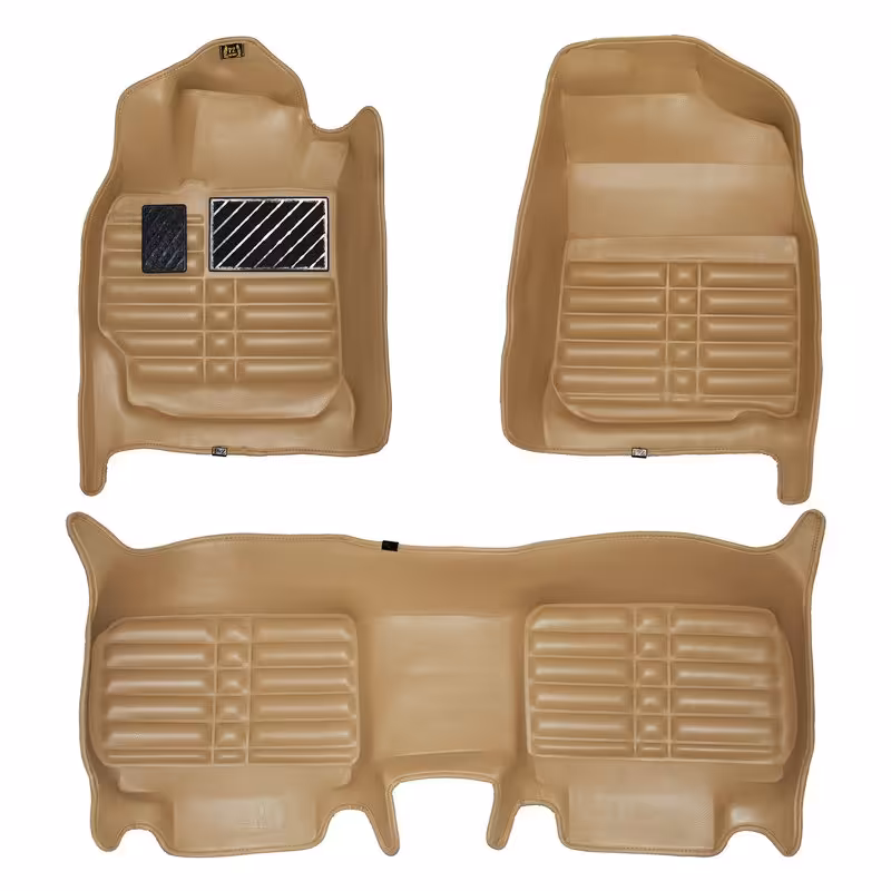 کفپوش پنج بعدی خودرو پانیذ مناسب برای تویوتا کمری کرم