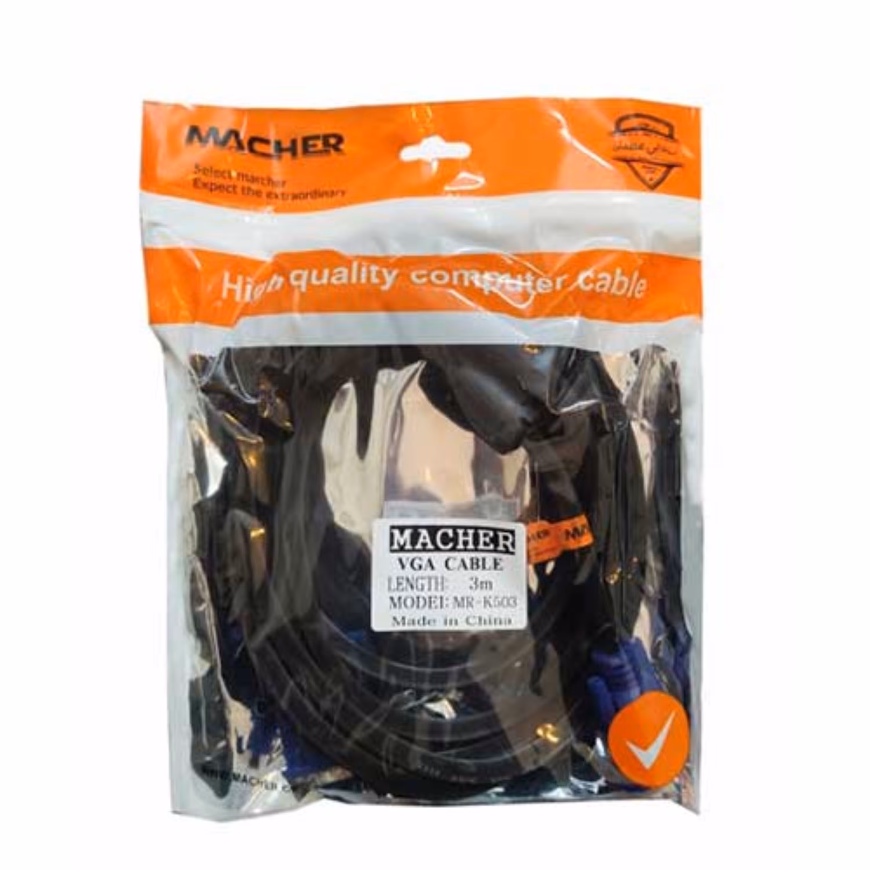کابل VGA مدل Macher MR-K503  3 متری 