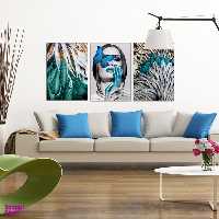 تابلو شاسی بکلیت طرح دکوراتیو و مدرن مدل SH-629 مجموعه 3 عددی