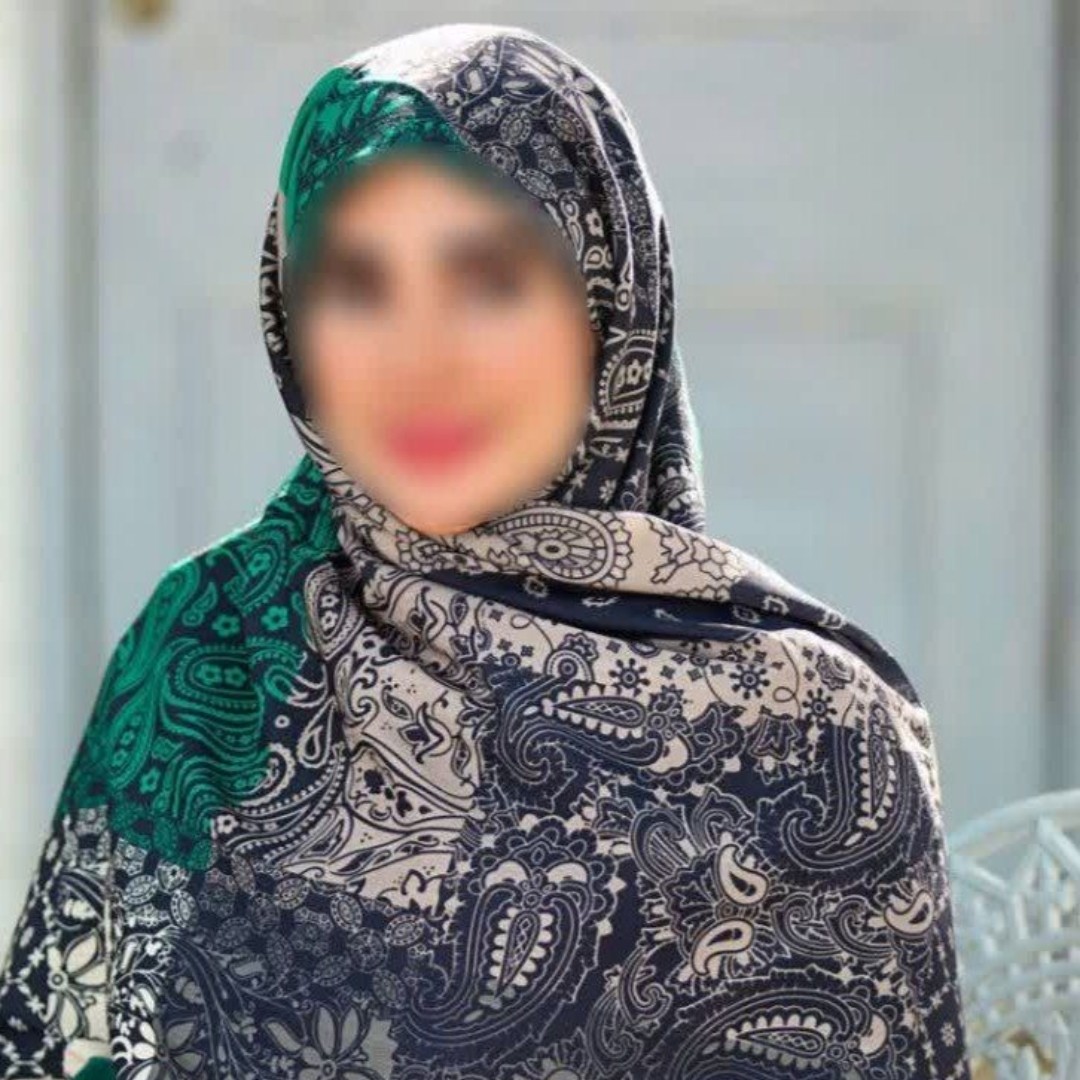 روسری سبز کرمی نسکافه ای مشکی