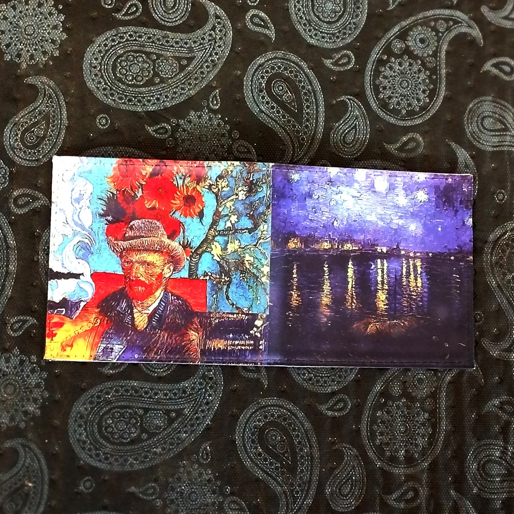 کیف پول طرح شب پر ستاره