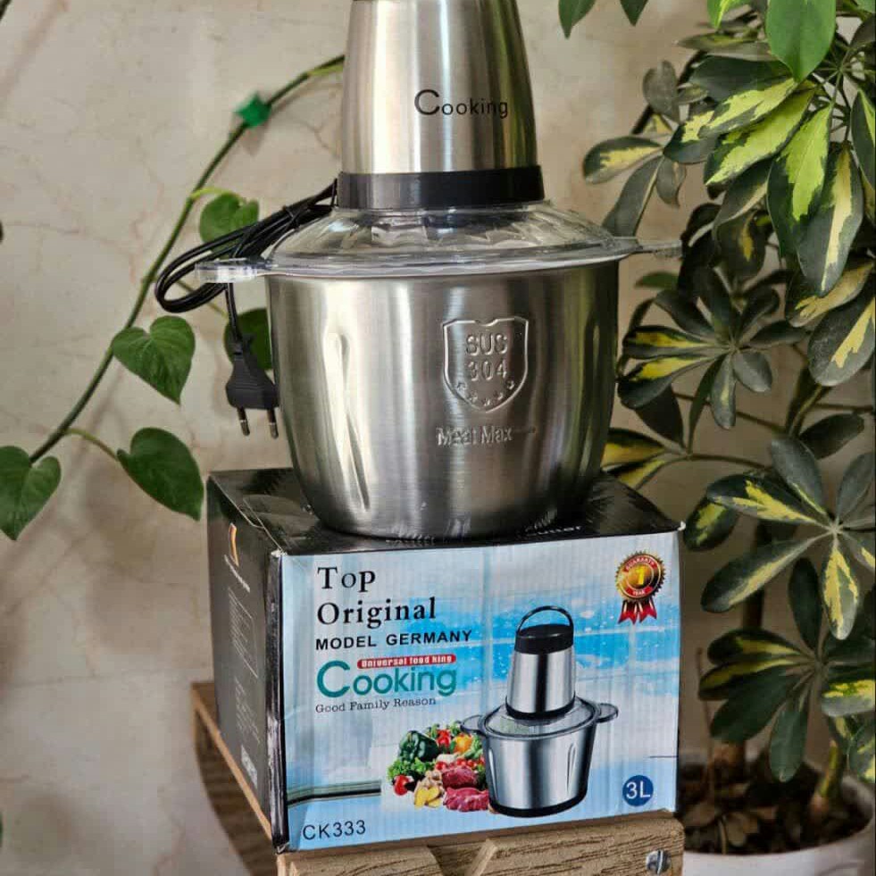 خردکن کوکینگ 3لیتر استیل موتور سنگین اصل 