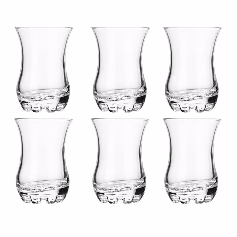 استکان پاشاباغچه مدل Sylvana کد 42411 بسته 6 عددی